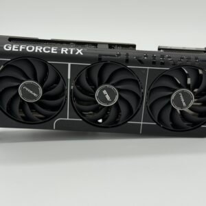 ASUS Prime RTX 5070ti graphics card triple fan front view 3
