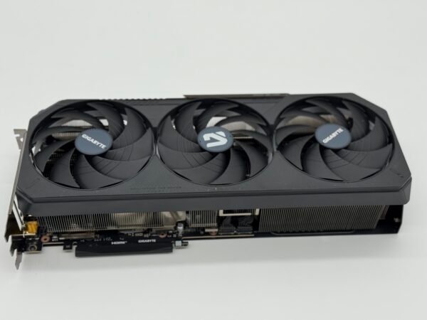 Gigabyte RTX 5070ti Gaming OC Front Angled View