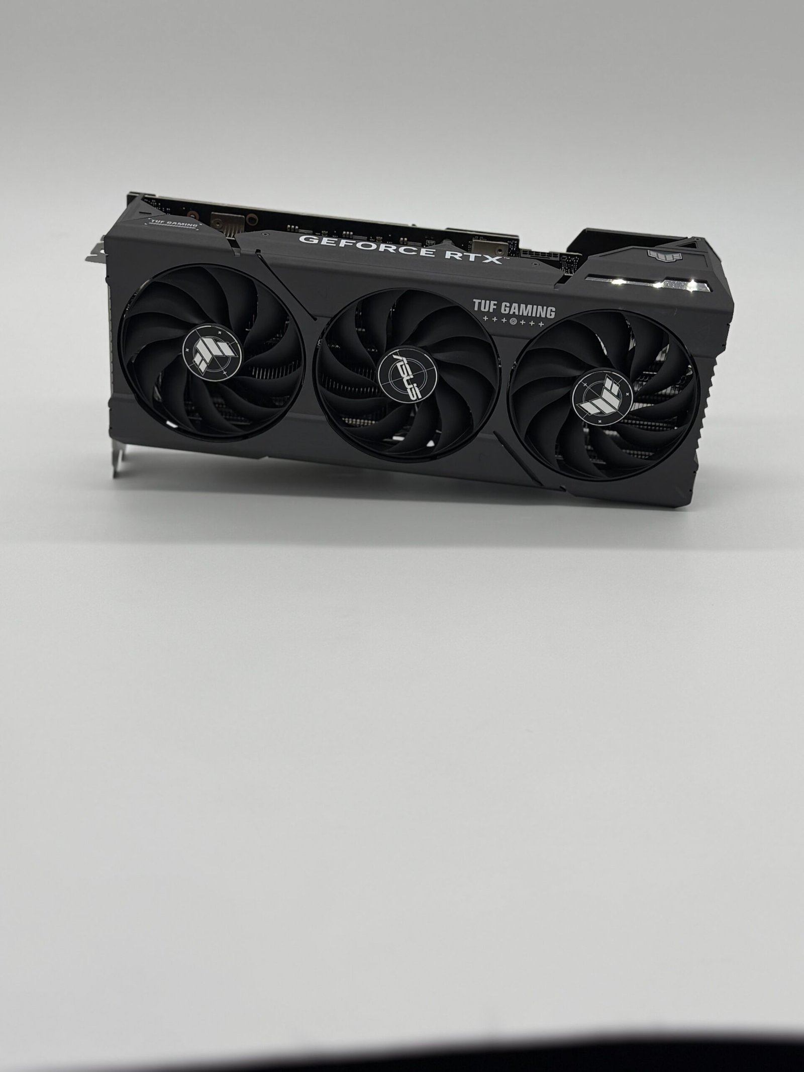ASUS TUF RTX 4070 Super Front Facing Angled View