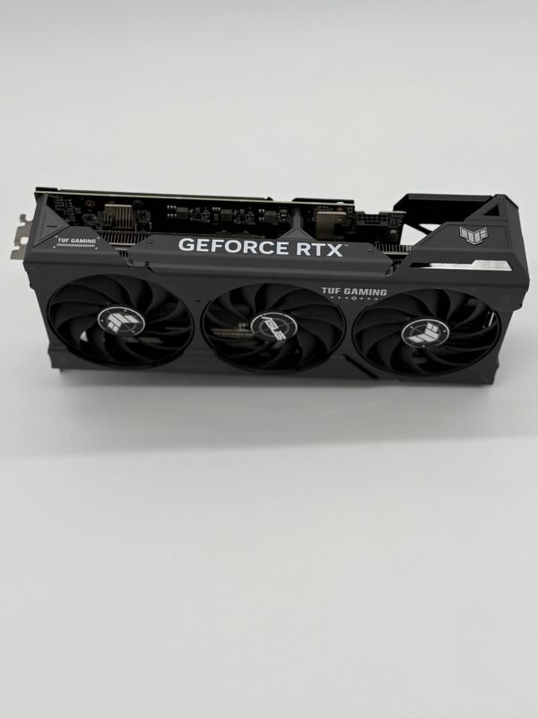 ASUS TUF RTX 4070 Super Top Sky Angled View